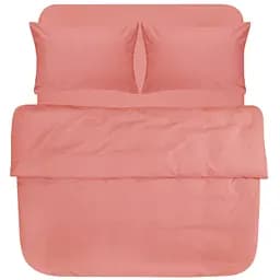 Комплект постільної білизни євро Lotus Home Basic ранфорс кораловий (svt-2000022340489)