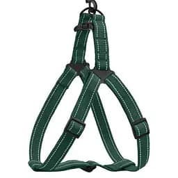 Шлея для собак Barksi Cotton Стандарт Рефлекторна L 58-71х2.5 см зелена