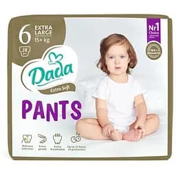 Подгузники Dada Extra Soft 6 XL (15+ кг) 28 шт (4820174980696)