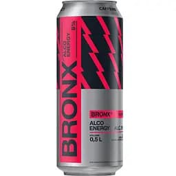 Напій слабоалкогольний енергетичний Bronx Чорна вишня 8% з/б 0.5 л - мініатюра 1