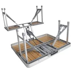 Стіл Bo-Camp Bamboo Brown/Silver (1404800) - мініатюра 6