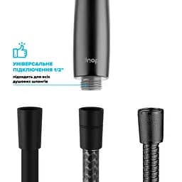Набір для економії води Drop PM2+MULTI120GBL (лійка для душу + 2 аератори) - Економія 66%, чорний - мініатюра 6