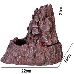 Декорація фонтан Terrario Volcano Fountain 22x23x21см (232321)