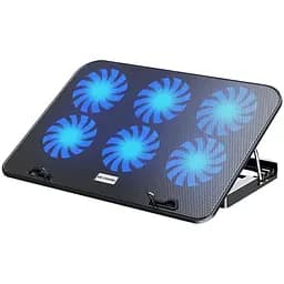 Охлаждающая подставка для ноутбука Ice Coorel A9, 6x60 мм 2400RPM, 2xUSB 15.6 дюймов 