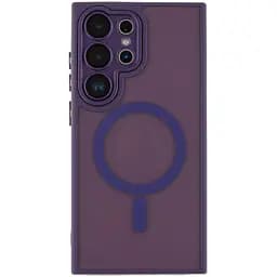 Чехол-накладка Magnetic Camera Lens with Magsafe Samsung Galaxy S23 Ultra 5G Dark Purple (35227_3345457)