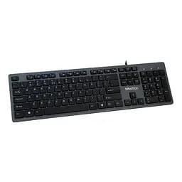 Клавіатура MeeTion USB Standard Chocolate Ultrathin Keyboard K841 Ukr/RU/EN розкладки - мініатюра 6