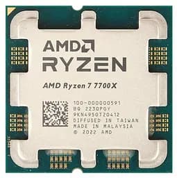 Процесор AMD Ryzen 7 7700X (100-000000591) (Socket AM5, 16T, 5.4 ГГц, Tray) Б/в