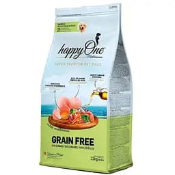 Сухой корм для щенков и кормящих собак happyOne Mediterraneum Puppy Fresh Meat со свежим мясом беззерновой 12 кг