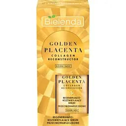 Сироватка для обличчя Bielenda Golden Placenta регенеруюча та освітлююча проти зморшок 30 г  - мініатюра 3