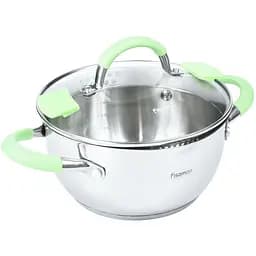 Каструля Fissman Charlotte зі скляною кришкою 2.5 л (5501) - мініатюра 2