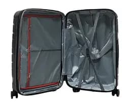 Валіза маленька S поліпропілен Milano bag 0306 56×35×24см 33л Чорний - мініатюра 4