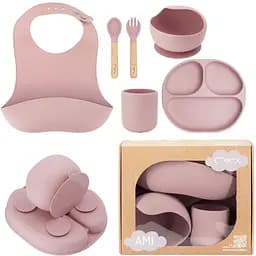 Дитячий набір посуду MoMi Ami pink (AKCE00043) - мініатюра 2