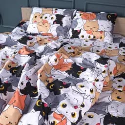 Наволочка MirSon Бязь Funny Cat 50х70 см (2200011041568) - мініатюра 3