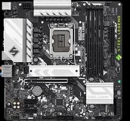Материнська плата ASRock B660M Steel Legend LGA 1700 (B660M Steel Legend) Б/В - мініатюра 2