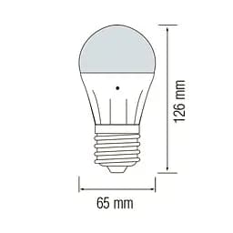 Cвітлодіодна лампа Horoz Electric Dark-10 10W E27 4200K - мініатюра 3