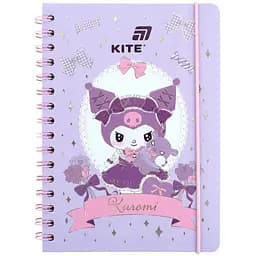 Блокнот Kite Kuromi А5 80 аркушів HK-2 клітка на спіралі (HK26-190-2)