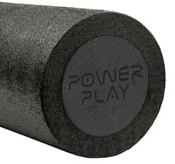 Масажний ролик (роллер) гладкий PowerPlay 4021 Fitness Roller Чорний 30x15 см (PP_4021_Black_(30*15)) - мініатюра 4