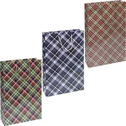 Пакет подарочный "Подарочный" 5031 цветной, большой вертикальный 25 х 36 х 12см Микс