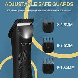 Тример VIKICON Groin&Body Trimmer для чоловіків, електрична кулькова бритва, змінний керамічний лез Groomer Б/в - мініатюра 4