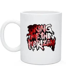 Кухоль GeekLand Bring me the horizon blood in 02,20 330 мл білий