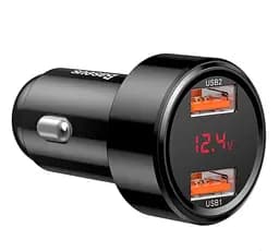 Автомобильное зарядное устройство для Baseus Magic PPS 45 W 2 порта с дисплеем