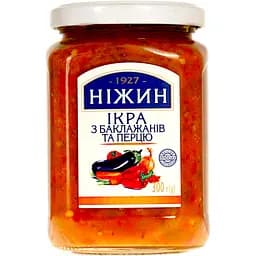 Икра Ніжин из баклажанов и перца 300 г
