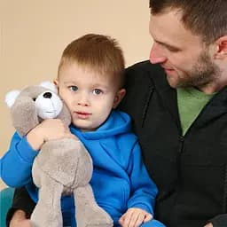 Іграшка м'яконабивна пухнастий Ведмедик МС 080501-11 35 см - мініатюра 7