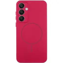 Чохол Lakshmi Silicone Cover Full Camera (AA) with MagFit для Samsung Galaxy S23 FE Червоний/Rose Red