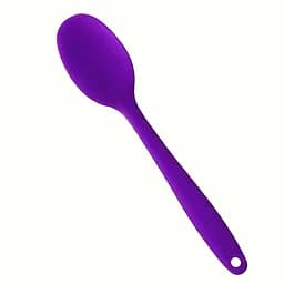 Силіконова ложка кухонна нейлонова термостійка 20.5 см, Kitchen Master Фіолетовий 87413