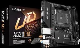 Материнська плата Gigabyte A520I AC Socket AM4 (A520I AC)