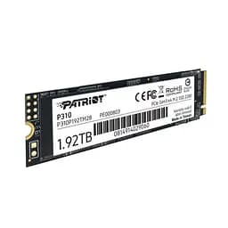 Накопичувач SSD M.2 Patriot P310 1920GB NVMe 2280 PCIe 3.0x4 3D NAND TLC (P310P192TM28) - мініатюра 4