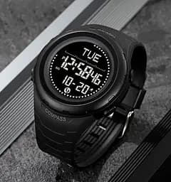 Годинник чоловічий наручний спортивний Skmei 2166 Compass з компасом і крокоміром (Чорний) - мініатюра 4