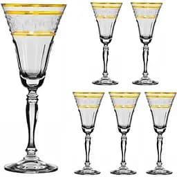 Набір келихів для вина Lora Камена 230 мл 6 шт. NGC139SETWINE-D