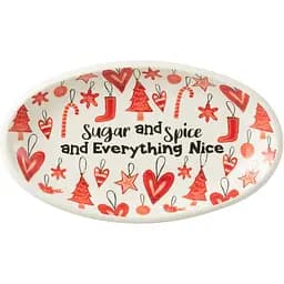 Тарілка J-line блюдо різдвяне (48866)