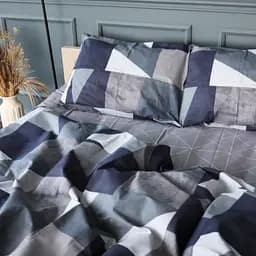 Пододеяльник MirSon бязь Geometrica 175x210 см серо-синий (2200011702261)