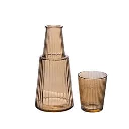 Кувшин 800 мл со стаканом 1 шт по 250 мл Коричневый Yiwu HP-19-TH-4