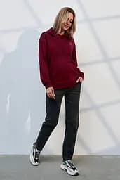 Джинси для вагітних Mom Fit для майбутніх мам з регульованим поясом XL (50) Leyton Юла Мама сіро-чорний - мініатюра 6