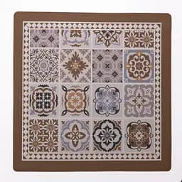 Захисний килимок на пральну машину з діатоміту GeoFlora 58×58 (см) килимок для ванної кімнати Yiwu HP-42-5