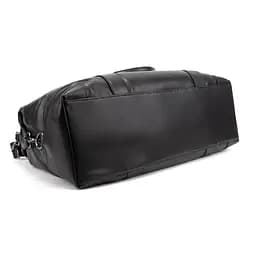 Дорожня шкіряна сумка TIDING BAG A25F-5218A чорна - мініатюра 5