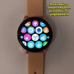 Смарт годинник T2 Pro Active 2 Bluetooth, встановлення свого фону, прийняття/здійснення дзвінків Золотой - мініатюра 4