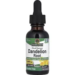 Экстракт корня одуванчика Nature's Answer Dandelion Root Fluid Extract Alcohol Free 2000 мг 30 мл