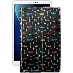 Чохол StatusCASE з екошкіри для планшету Samsung Galaxy Tab A 10.1 (T585) Фешн чорний