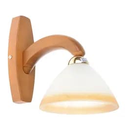 Бра Brille BKL-402W/1 настінне накладне дерев'яне кантрі