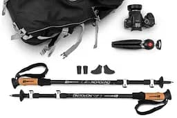 Трекінгові палиці Hop-Sport Nordend Pro чорні - мініатюра 7