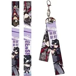 Брелок тканевый  Геншин Импакт Ризли Genshin Impact Wriothesley 10 см