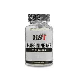 L-аргінін альфа-кетоглутарат MST Nutrition L-Arginine AKG, 60 капсул для покращення кровообігу