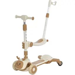 Самокат JR 3-121 коричневый