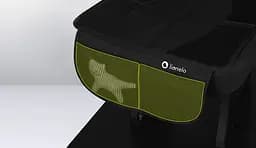 Чохол під автокрісло Lionelo Sikker Black Carbon захисний чорний (LO-SIKKER BLACK CARBON) - мініатюра 5