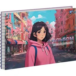 Альбом для рисования Yes Girls A4, 30 листов спираль в ассортименте (130570)