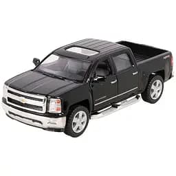 Колекційна машинка Chevrolet Silverado 2014 KT5381W (Black) масштаб 1:42 Kinsmart